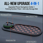 Car Anti-slip Mat Phone Holder Car Dashboard Mat 360° Rotating