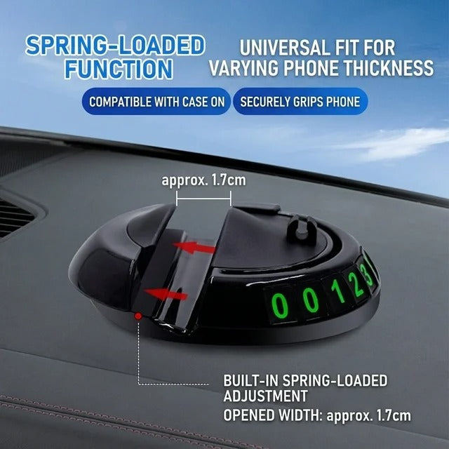 Car Anti-slip Mat Phone Holder Car Dashboard Mat 360° Rotating