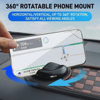 Car Anti-slip Mat Phone Holder Car Dashboard Mat 360° Rotating