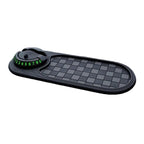 Car Anti-slip Mat Phone Holder Car Dashboard Mat 360° Rotating