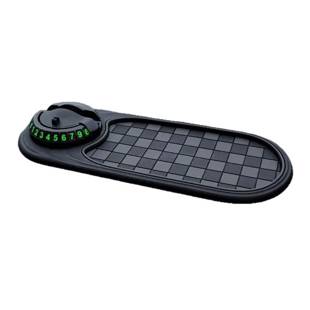 Car Anti-slip Mat Phone Holder Car Dashboard Mat 360° Rotating
