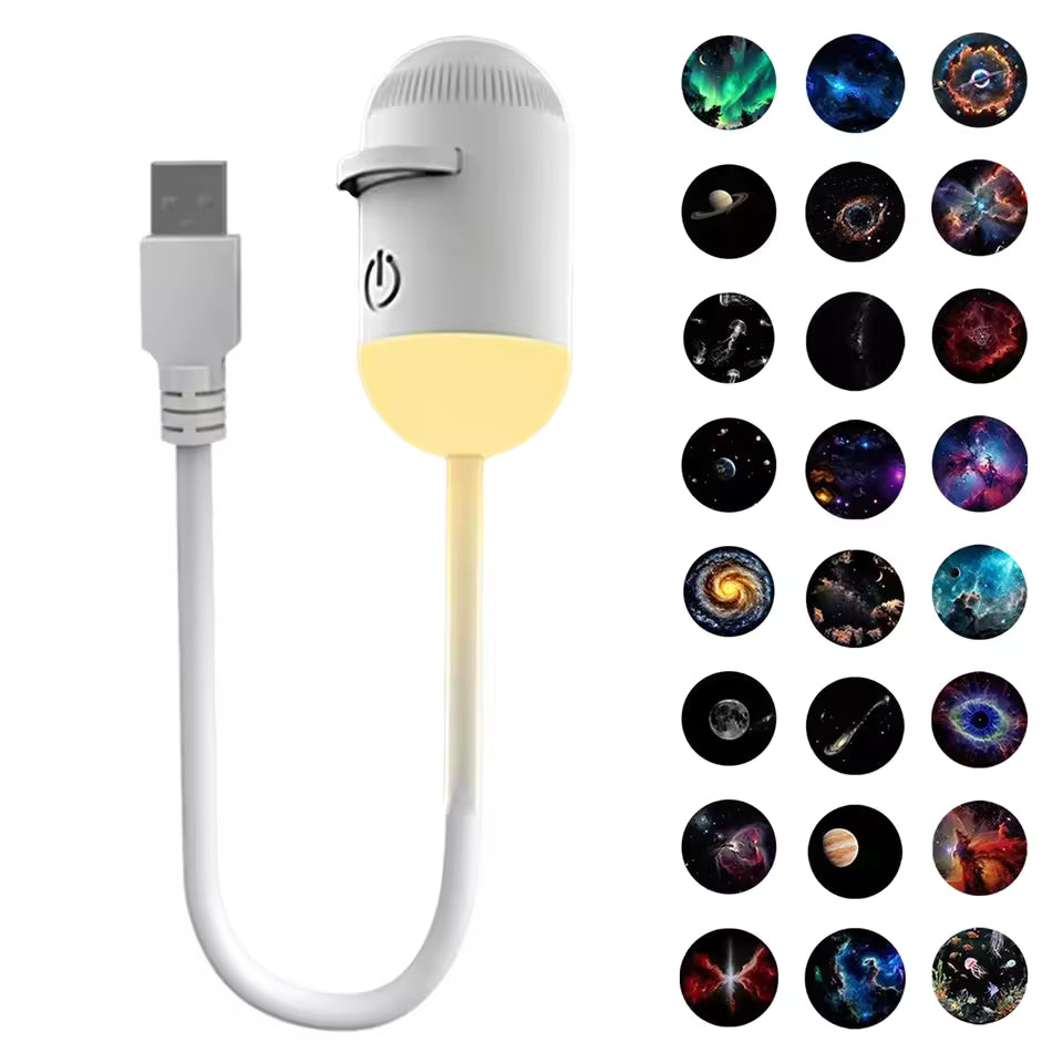 USB Ambient Light for Large Range Projection Atmosphere Multiple Scenes 2-in-1