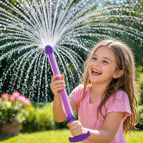 Water Sprayer High-pressure Pull-back Multifunctional Splashing Spray Kid Gift