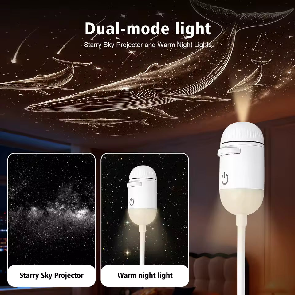 USB Ambient Light for Large Range Projection Atmosphere Multiple Scenes 2-in-1