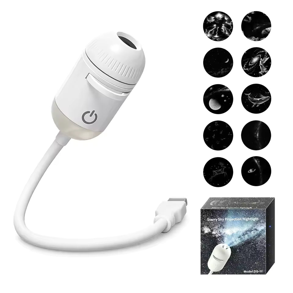 USB Ambient Light for Large Range Projection Atmosphere Multiple Scenes 2-in-1